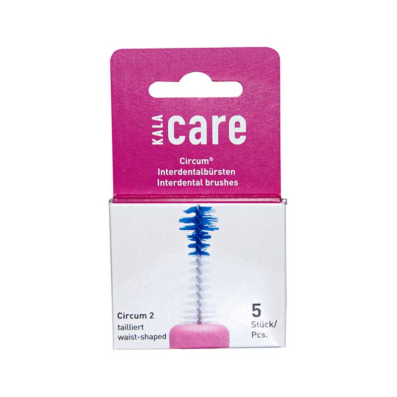 KALAcare Circum Interdentalbürste 2 1,10mm pink, 5 Stück