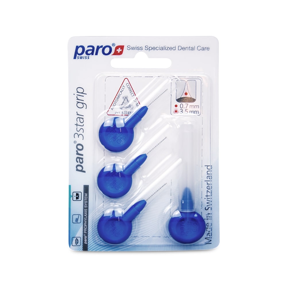 paro 3star grip Interdentalbürste 3,5mm blau, 4 Stück