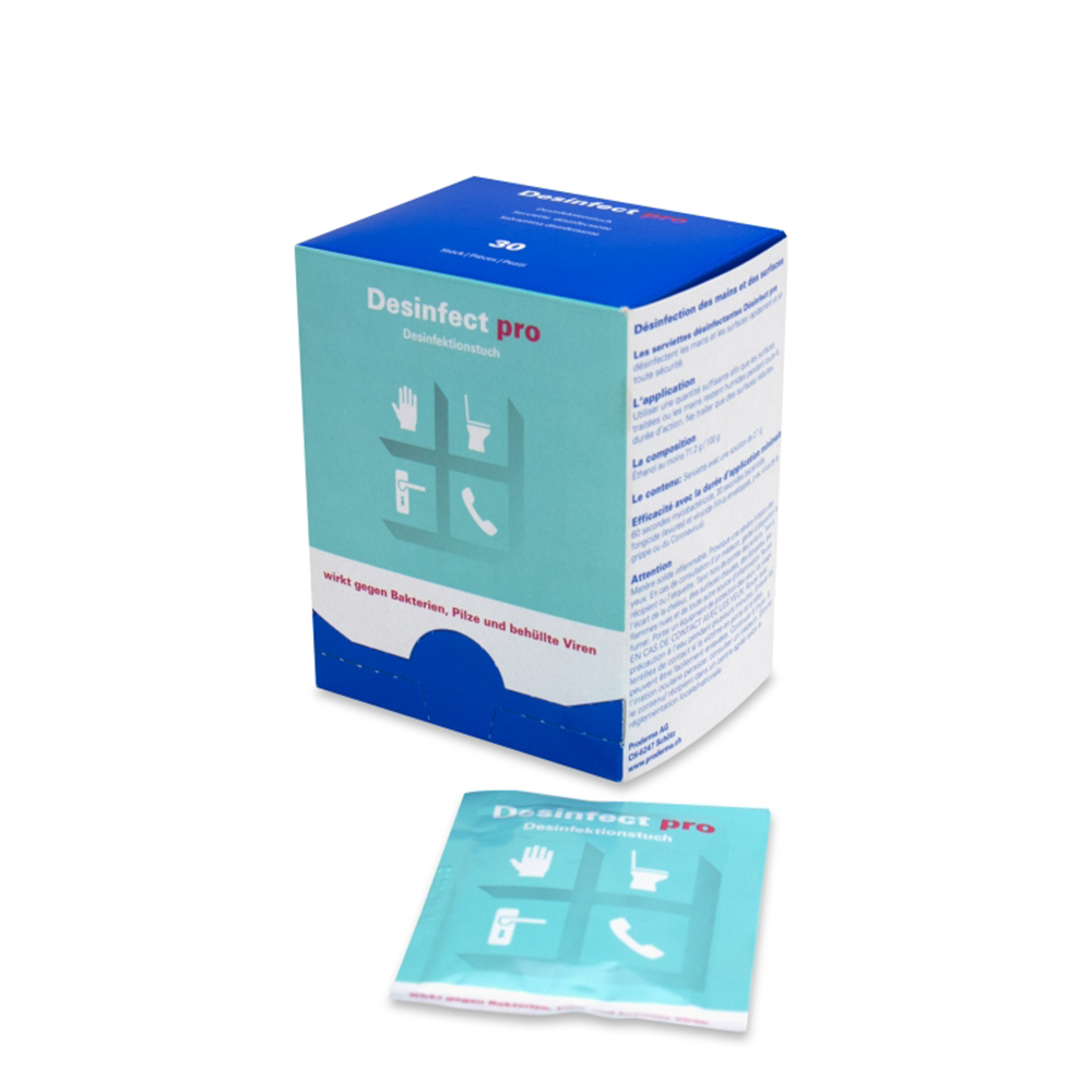 Desinfect pro Desinfektionstücher für Hände und Flächen