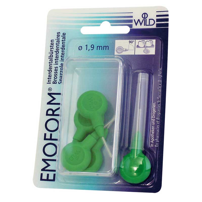 EMOFORM Interdentalbürste 1.9mm hellgrün, 5 Stück