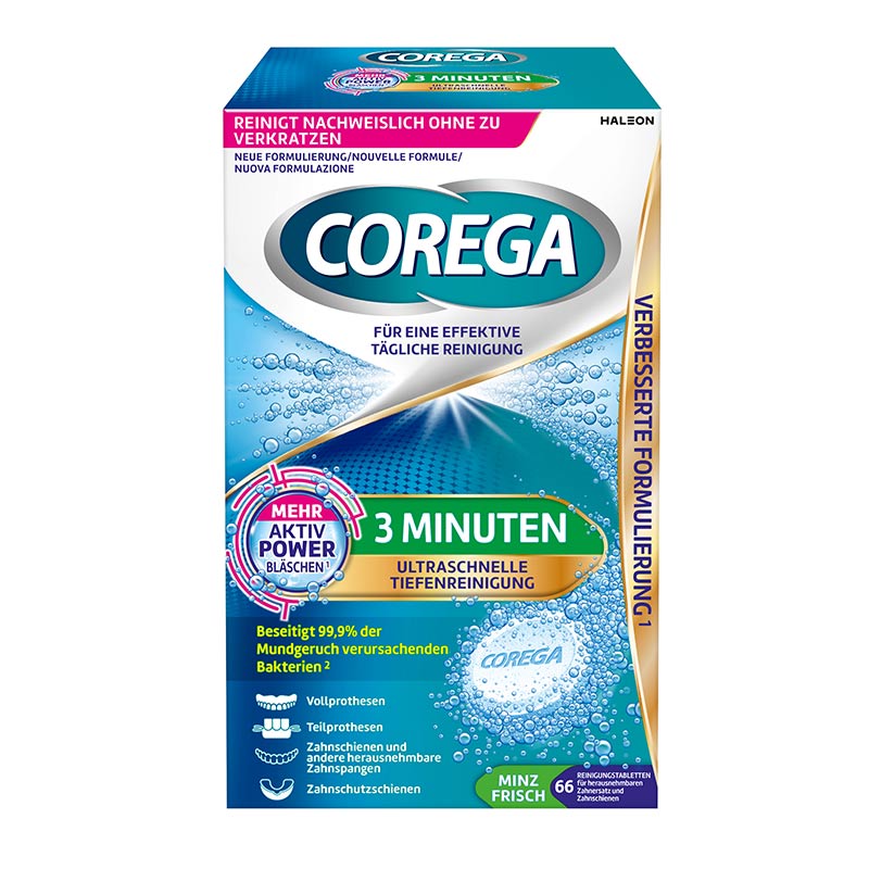 gsk COREGA TAP 3 Minuten