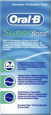 Oral-B Superfloss Zahnseide, 50 Stück