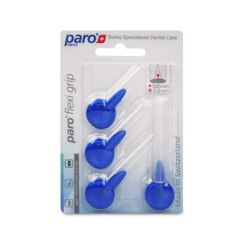 paro flexi-grip Interdentalbürste 3,0mm blau, 4 Stück
