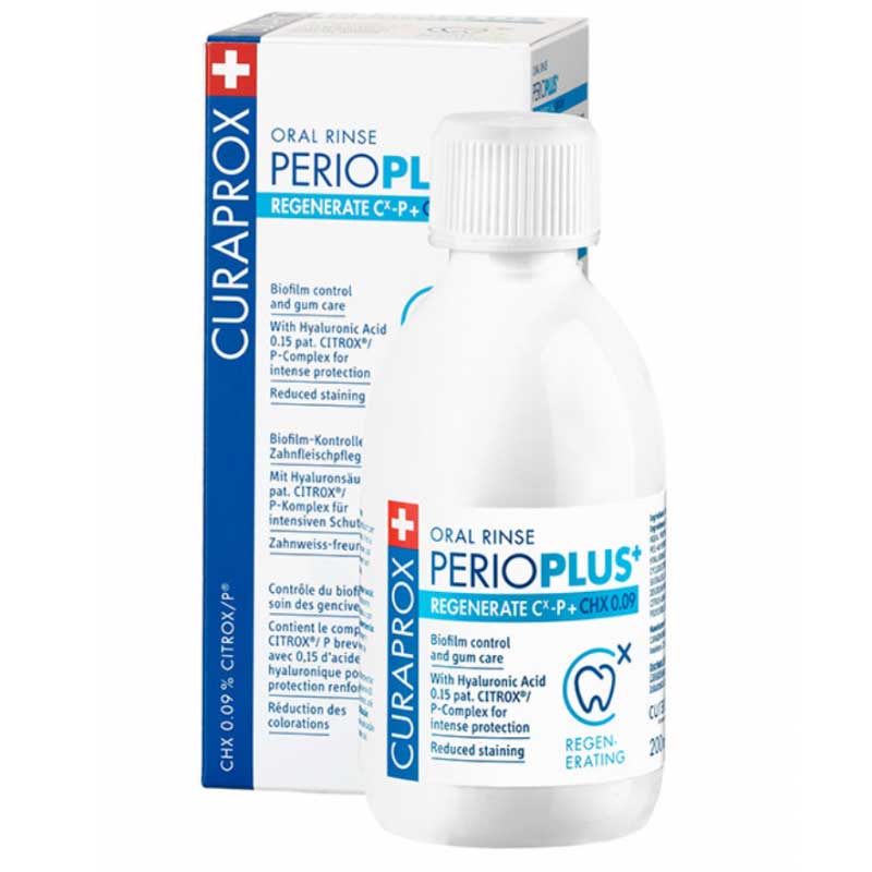 CURAPROX PERIOPLUS Regenerate 0.09%CHX 200ml