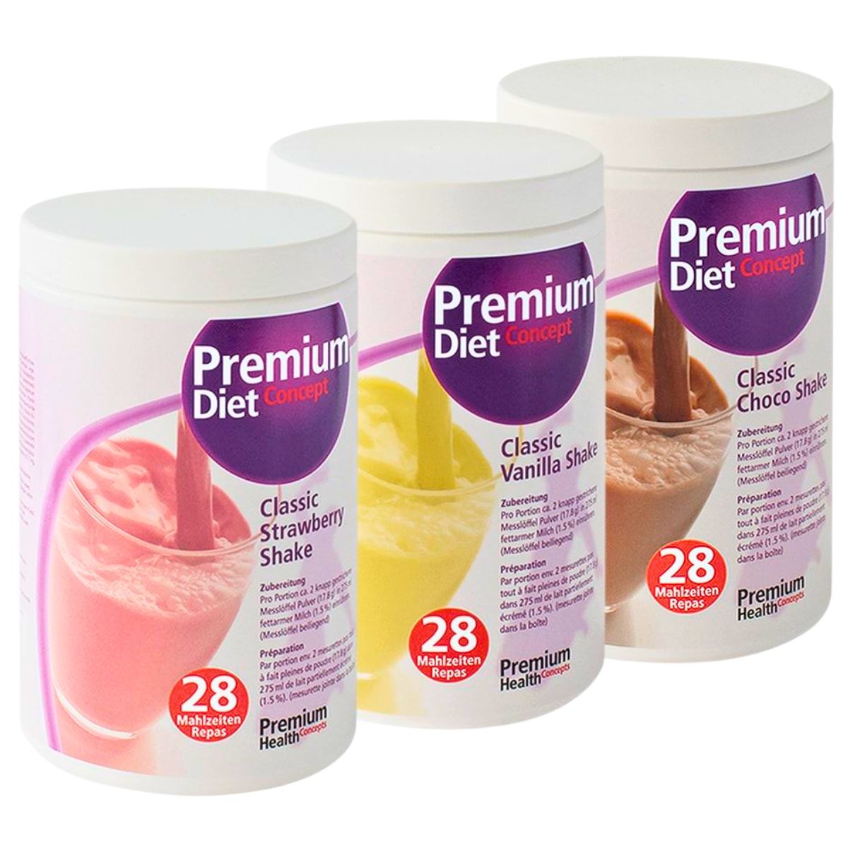 Premium Diet Classic Shake Trio