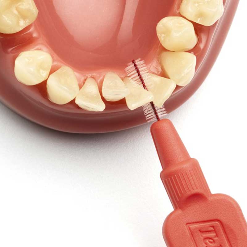 TePe x-soft Interdentalbürste 2 0,5mm rot, 8 Stück