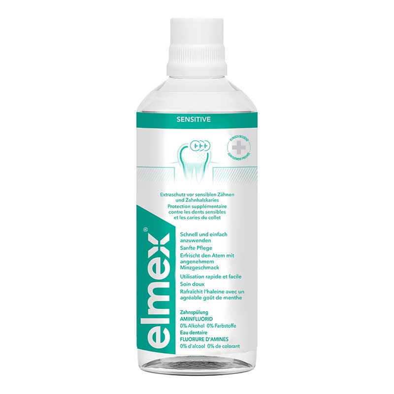 elmex Sensitive Plus Zahnspülung, FL 400ml