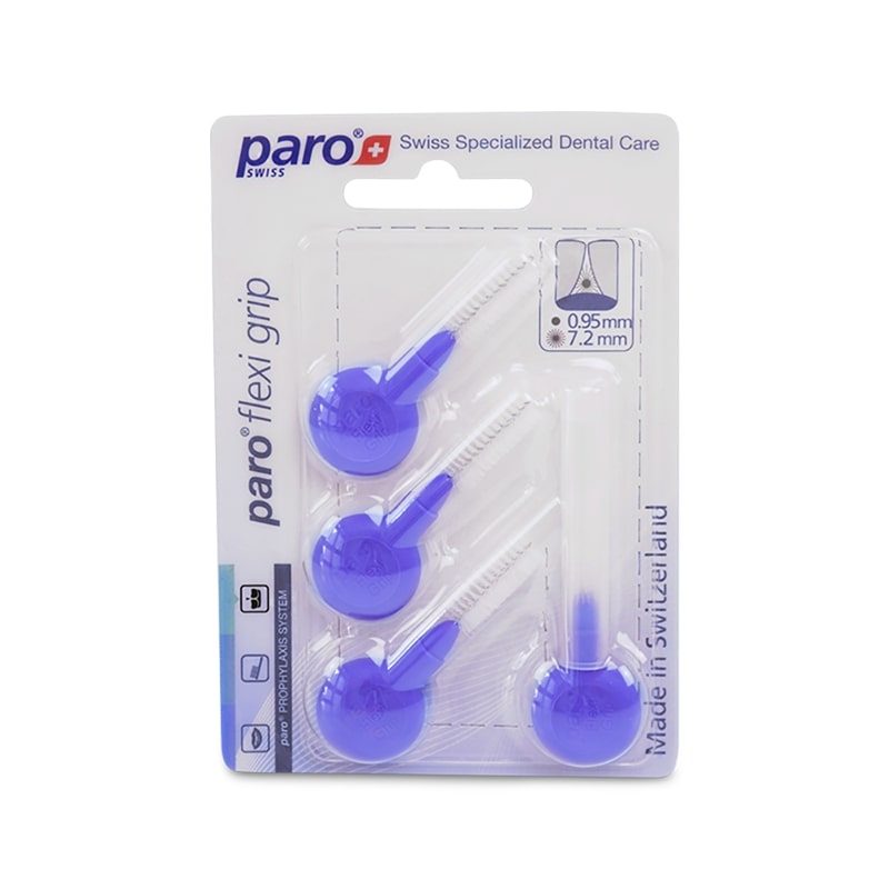 paro flexi-grip Interdentalbürste 7,2mm violett, 4Stück