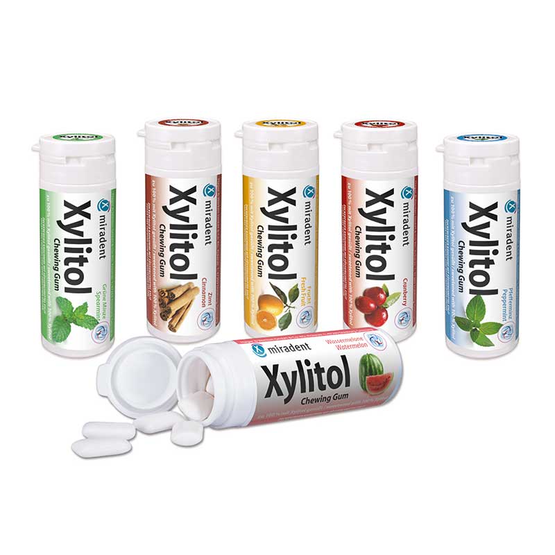 H+W Xylitol Kaugummi Zimt, 30 Stück