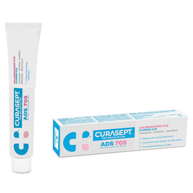 CURASEPT Gel Zahnpaste 0.05%CHX ADS 705, Tub 75ml