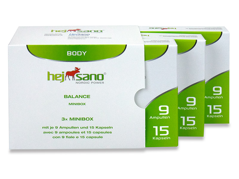 Hejsano Body Balance Minibox Trio