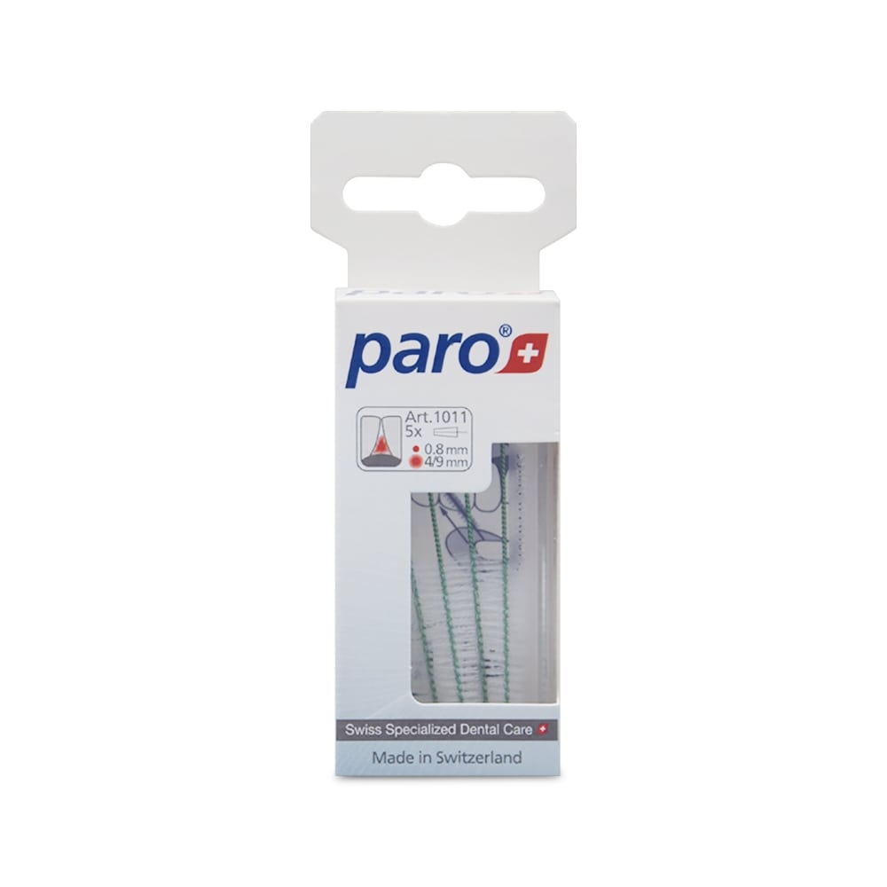 paro isola long Interdentalbürste 4/9,0mm grün, 5 Stück