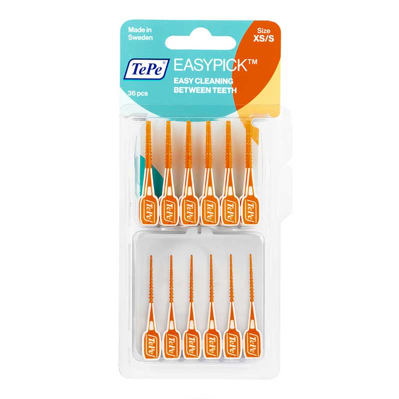 TePe EasyPick Blister XS/S orange, 36 Stück