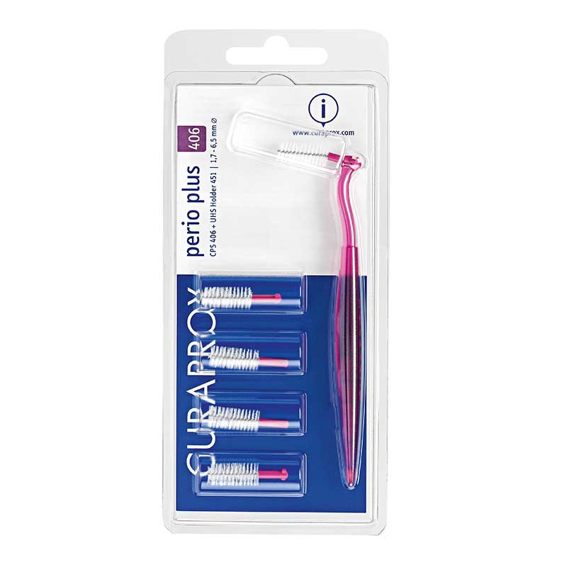 CURAPROX perio plus CPS 406 Interdentalbürste fuchsia, 1 Stück