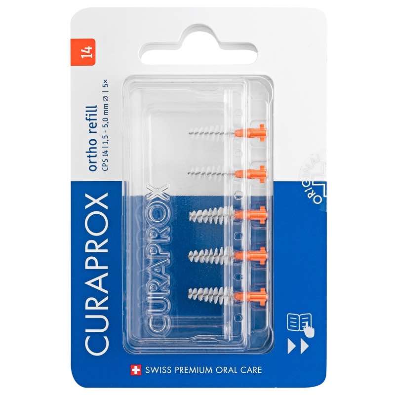 CURAPROX ortho CPS 14 Interdentalbürste orange konisch, 5 Stück