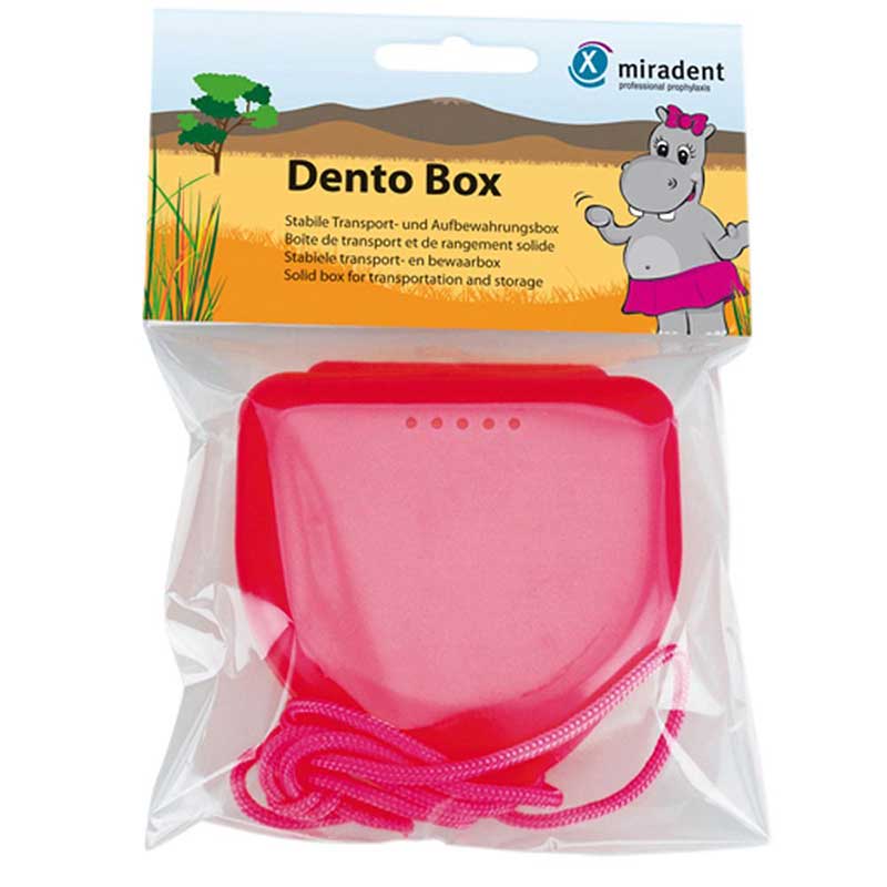 H+W miradent Dento Box I pink, 1 Stück