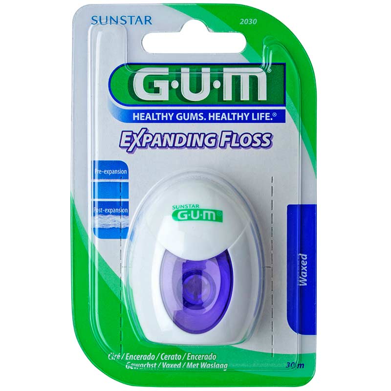 GUM EXPANDING FLOSS gewachst 2030P, 30m