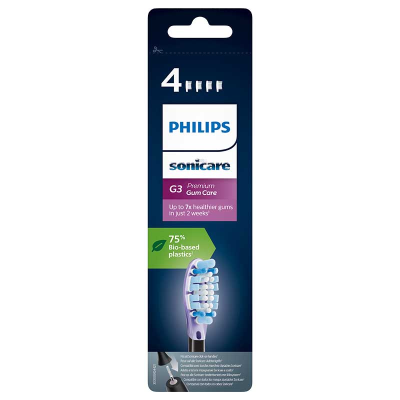 PHILIPS sonicare G3 Premium Gum Care Standard-Bürstenkopf schwarz 