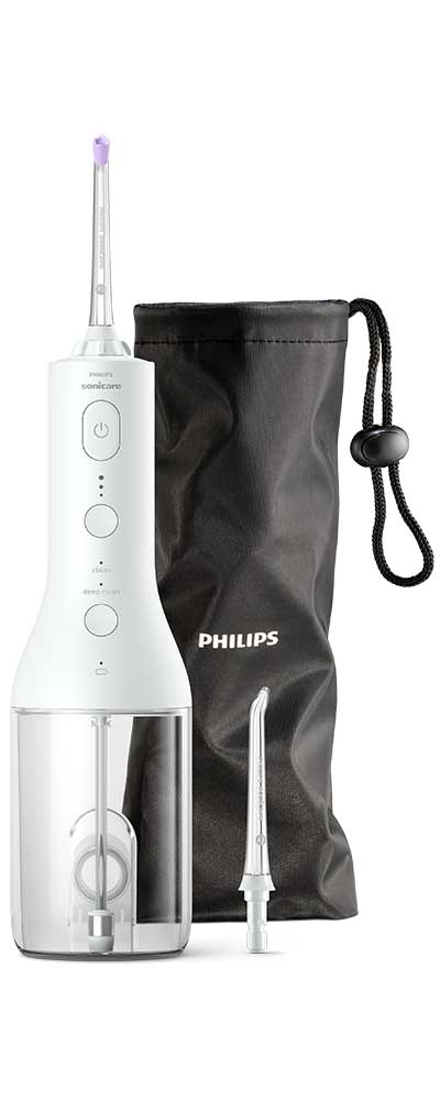 PHILIPS sonicare Cordless Power Flosser 3000 Munddusche weiss